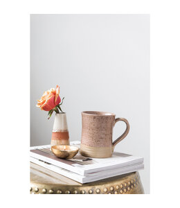 Creative Co-Op Stoneware Mug with Glaze, 4 Colors