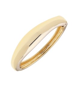 Canvas Style Josephine Statement Hinge Bangle in Shiny Gold