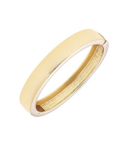 Canvas Style Clara Hinge Bangle in Shiny Gold