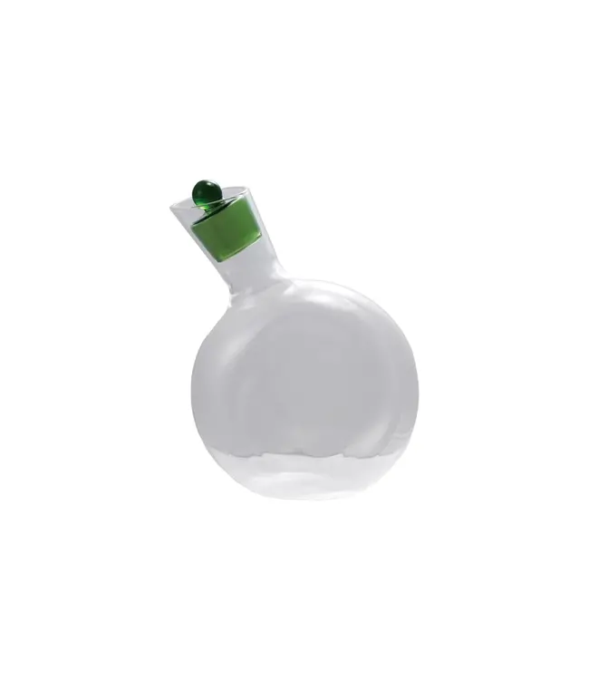 Bloomingville Glass Bottle with Green Lid (20 oz.)