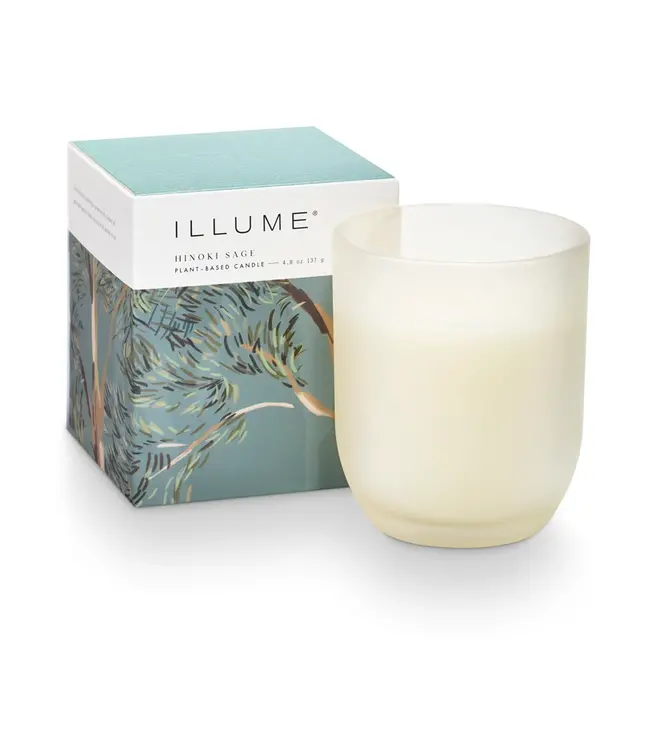 Illume Hinoki Sage Baby Boxed Glass Candle