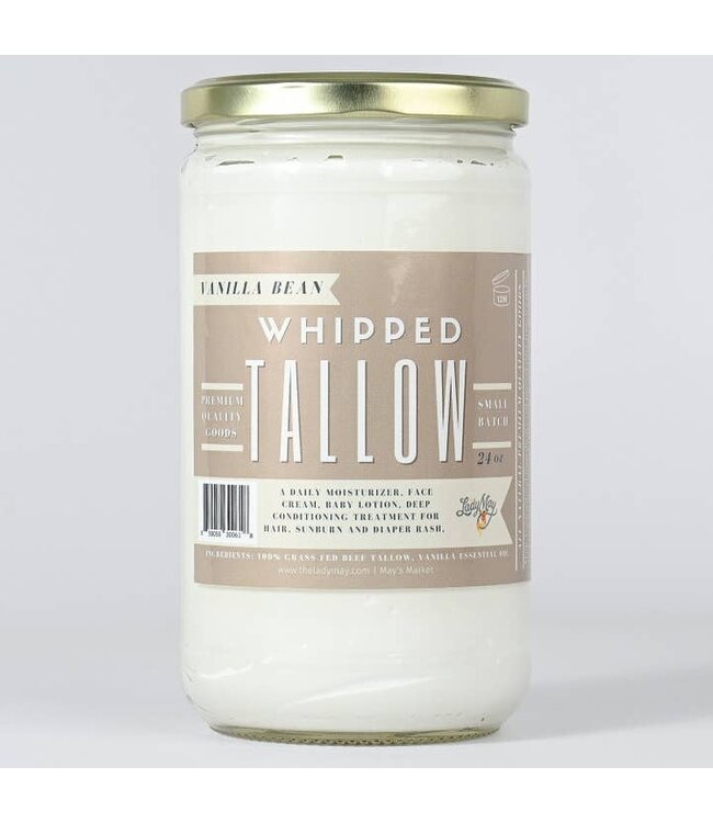 Lady May Tallow Vanilla Whipped Tallow (24 oz.)