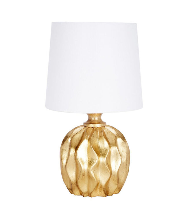 Old World Design Oscar Gold Leaf Mini Table Lamp