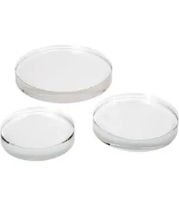 Old World Design Large Round Crystal Riser