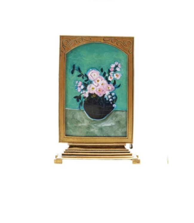 Creative Co-Op Large Pewter & Glass Photo Frames with Art