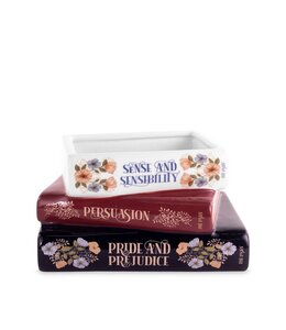 Steel Mill & Co Stacked Books Planter, Jane Austen