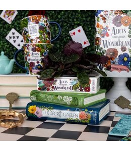 Steel Mill & Co Stacked Books Planter, Alice/Wind in the Willows/The Secret