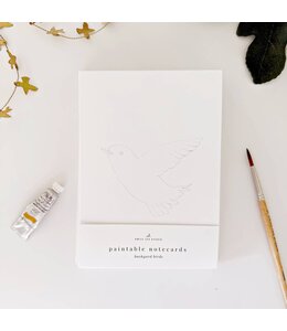Emily Lex Studios Backyard Birds Paintable Notecards