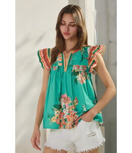 Oddi Floral Printed Blouse