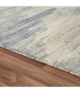 LR Home Blue / Gray Stripe Rug