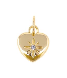 Canvas Style Shiny Gold Charm