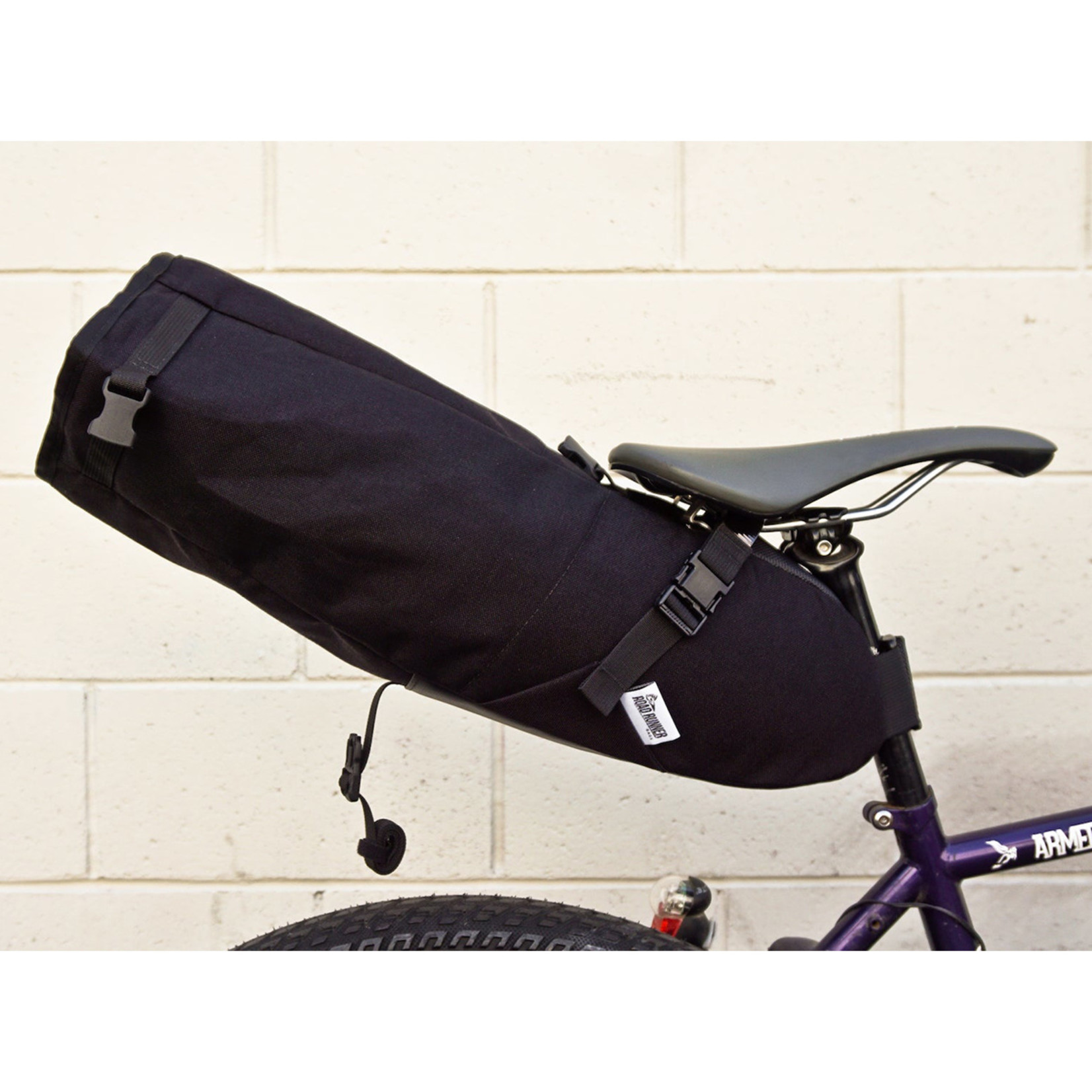Road Runner Bags Road Runner Bags Sleeper Bikepacking Saddle Bag, Black Cordura
