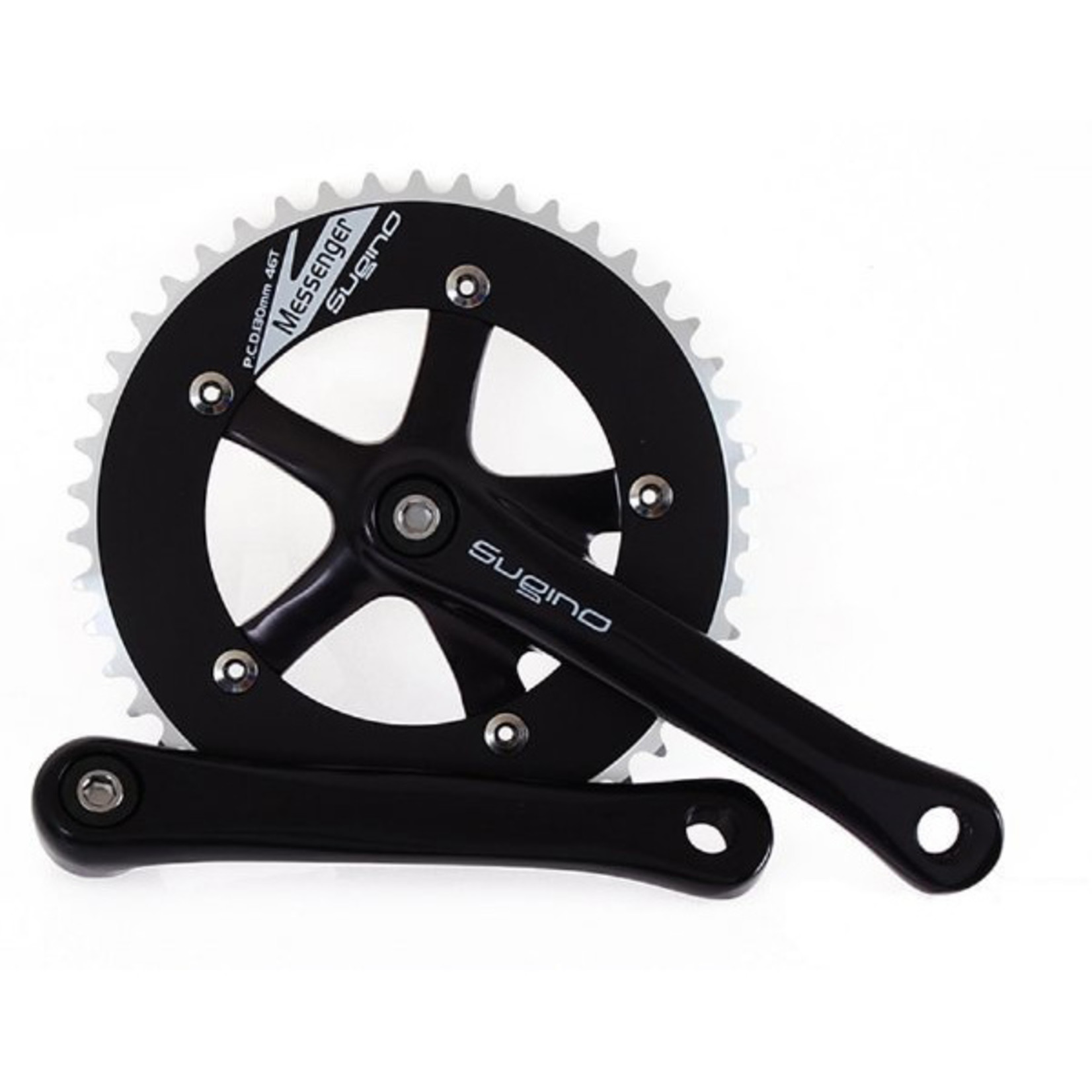 Sugino Sugino RD2 Messenger Crankset, 46t,165mm, Black