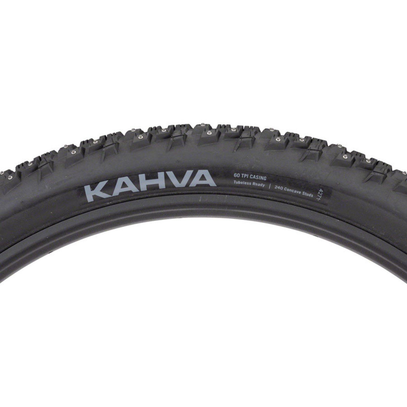 45NRTH 45NRTH Kahva Studded Tire, 29 x 2.25 Tubeless, Folding, Black