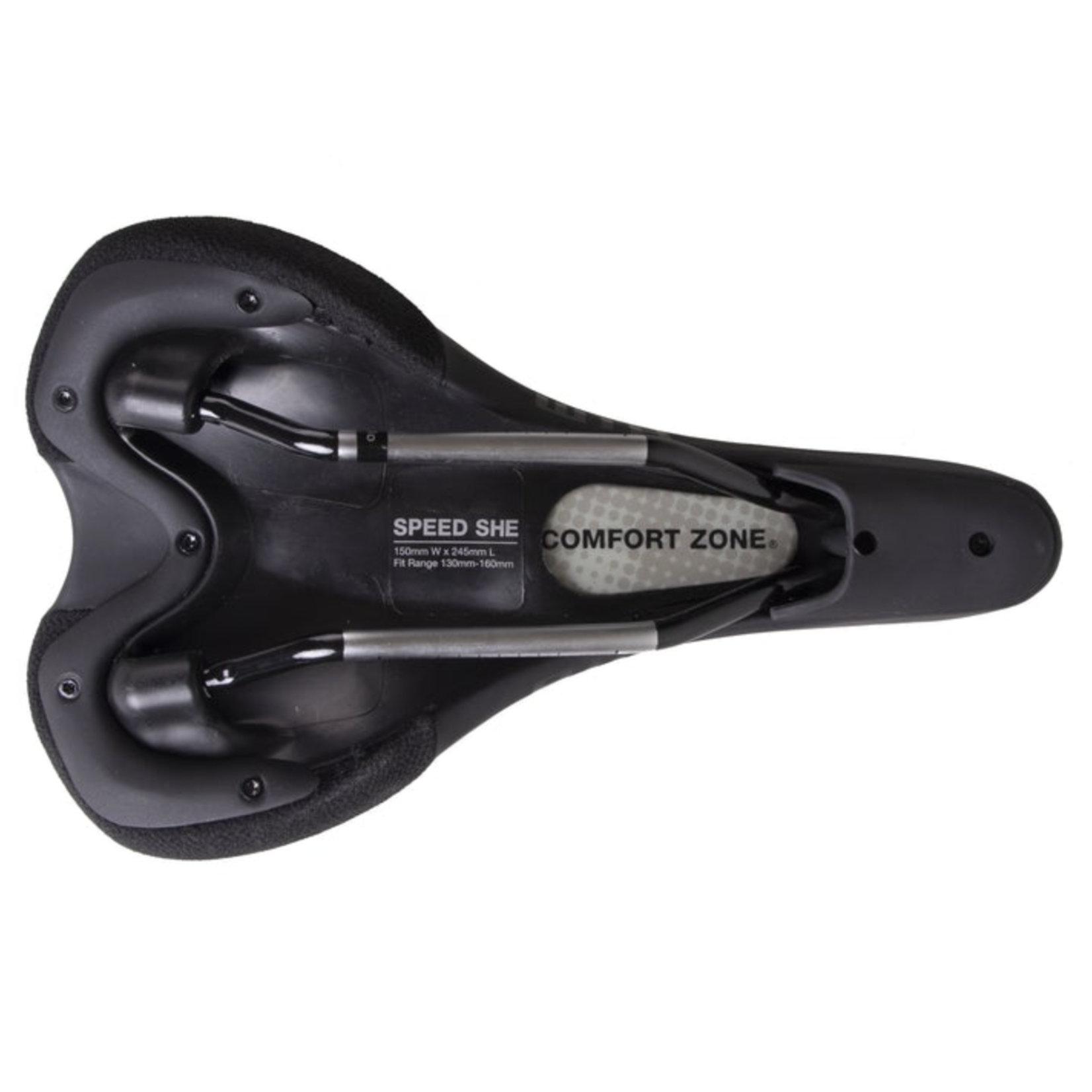 WTB WTB Speed She Saddle, Steel Rails, Black