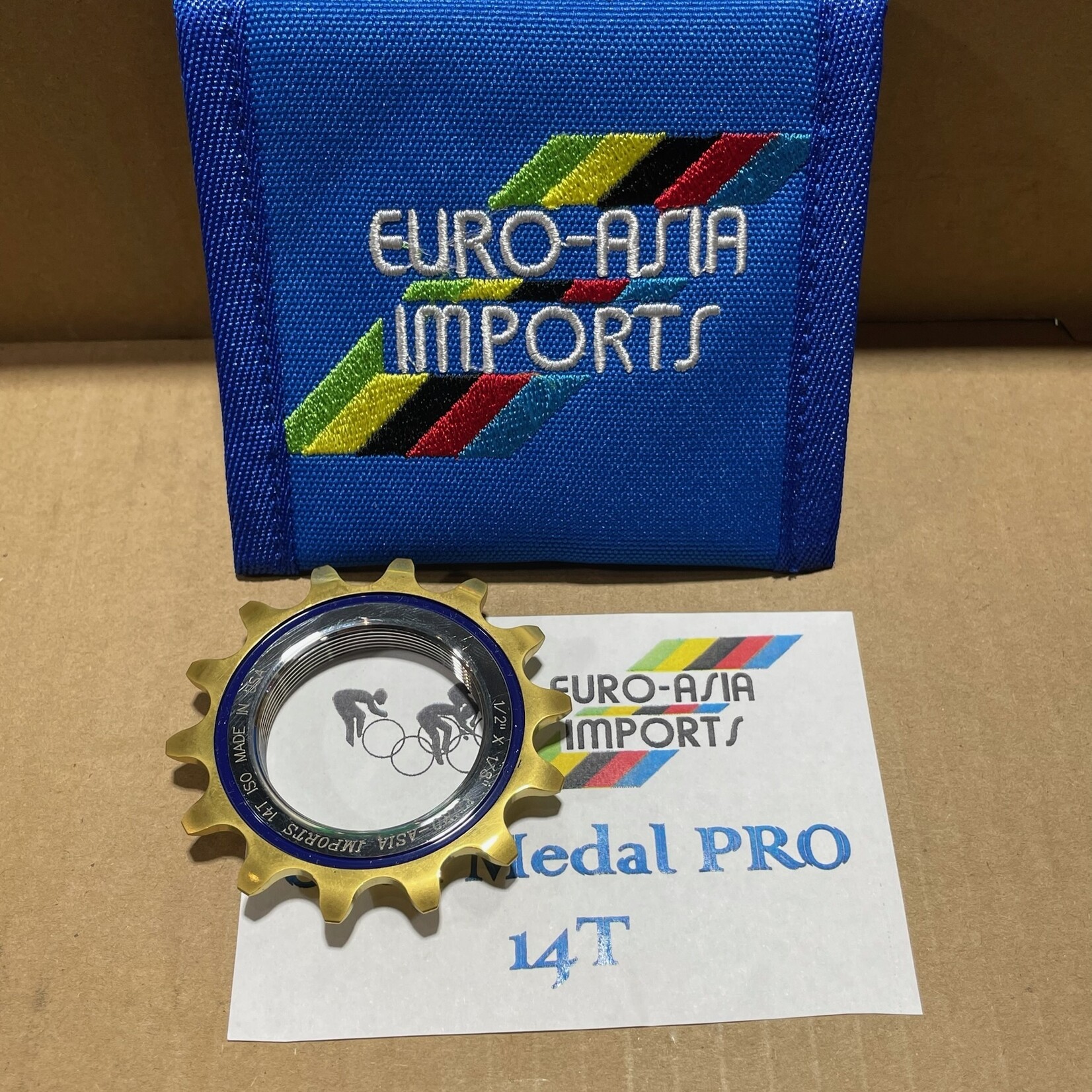 EAI Cog - Euro Asia Imports Gold Medal Pro Track, 14t - 1/8"