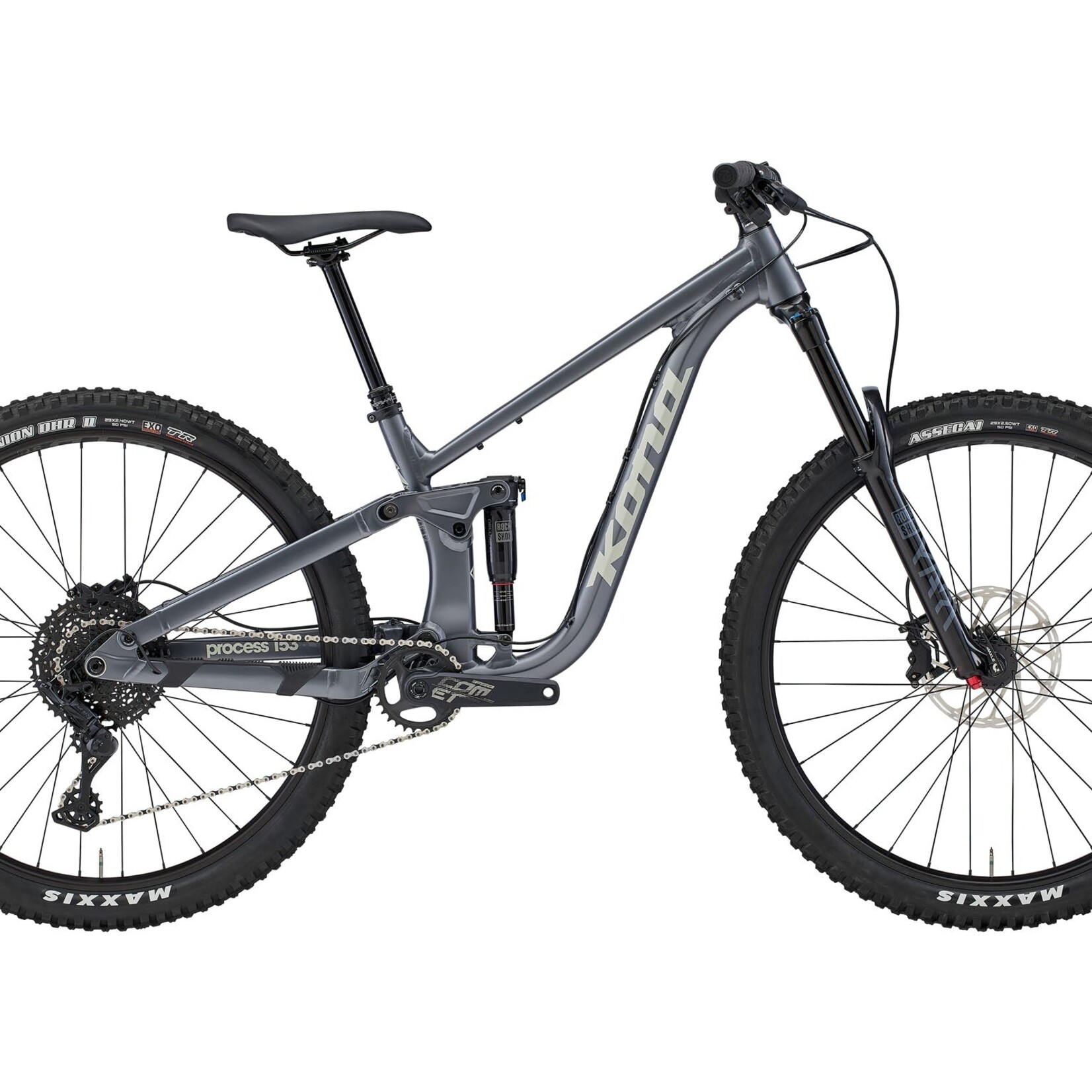 Kona Complete Bike - Kona 36e Process 153 Grey XL