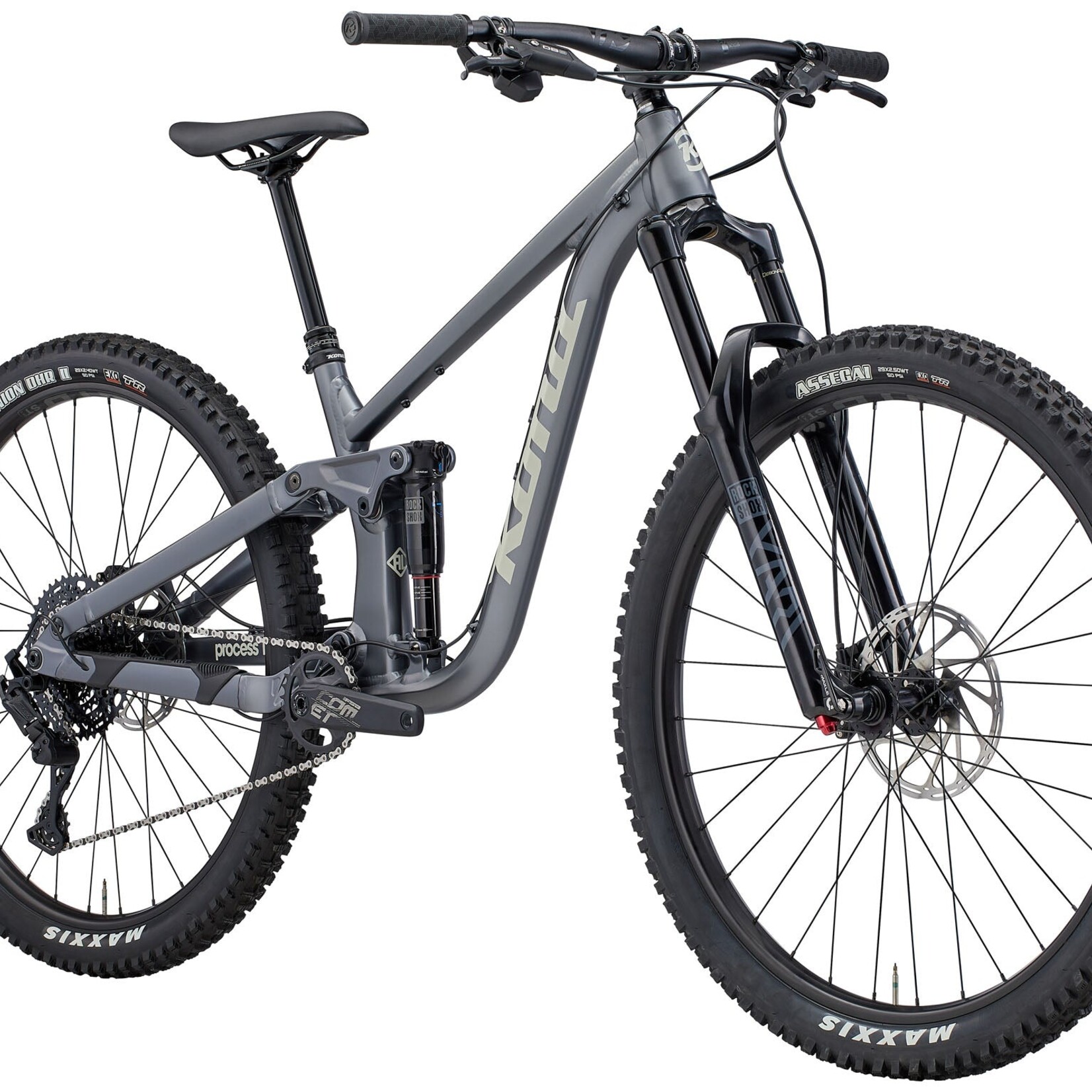 Kona Complete Bike - Kona 36e Process 153 Grey XL