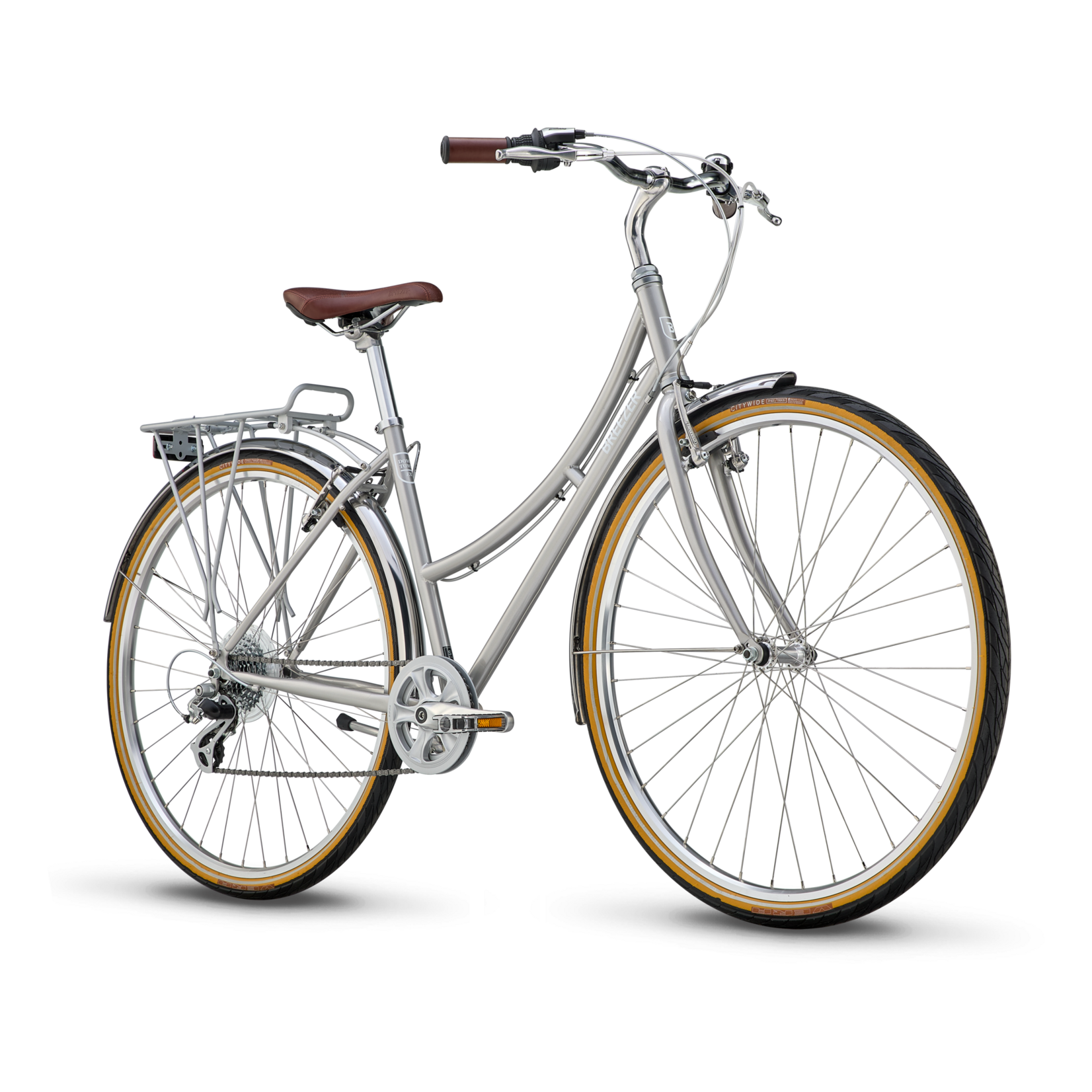 Breezer Complete Bike - Breezer Downtown EX  - Step-Thru - 54 - Metro Silver