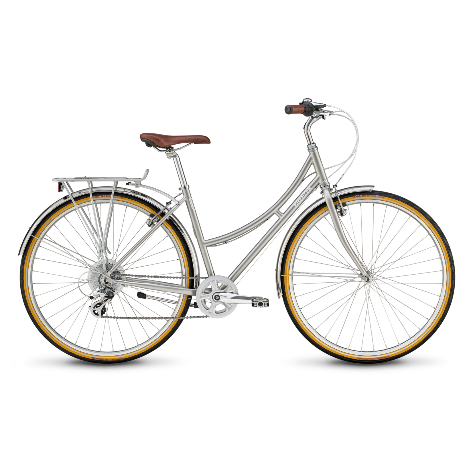 Breezer Complete Bike - Breezer Downtown EX  - Step-Thru - 54 - Metro Silver