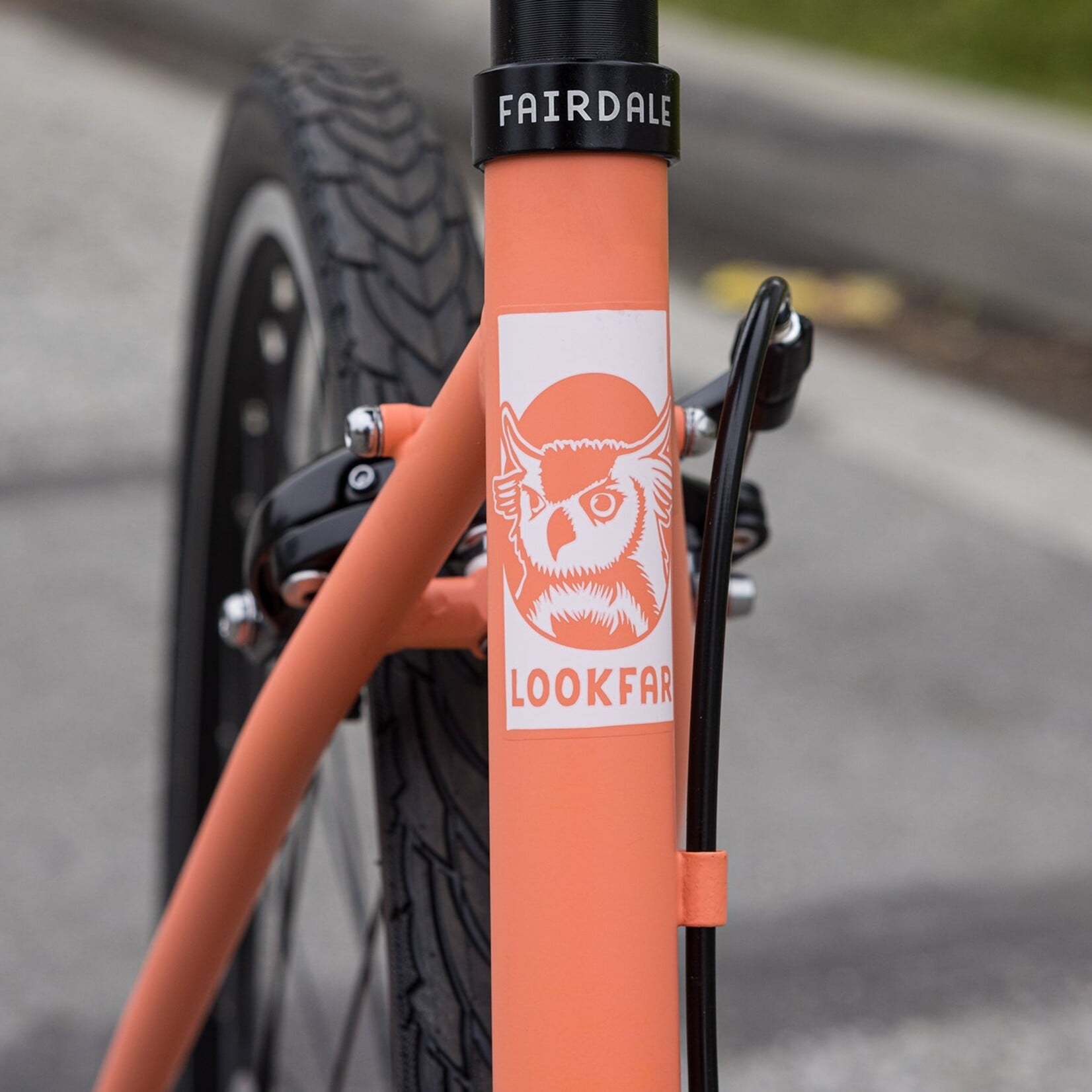 FAIRDALE Complete Bike - Fairdale Lookfar Step Through Hybrid Matte Coral Red - SML/MED