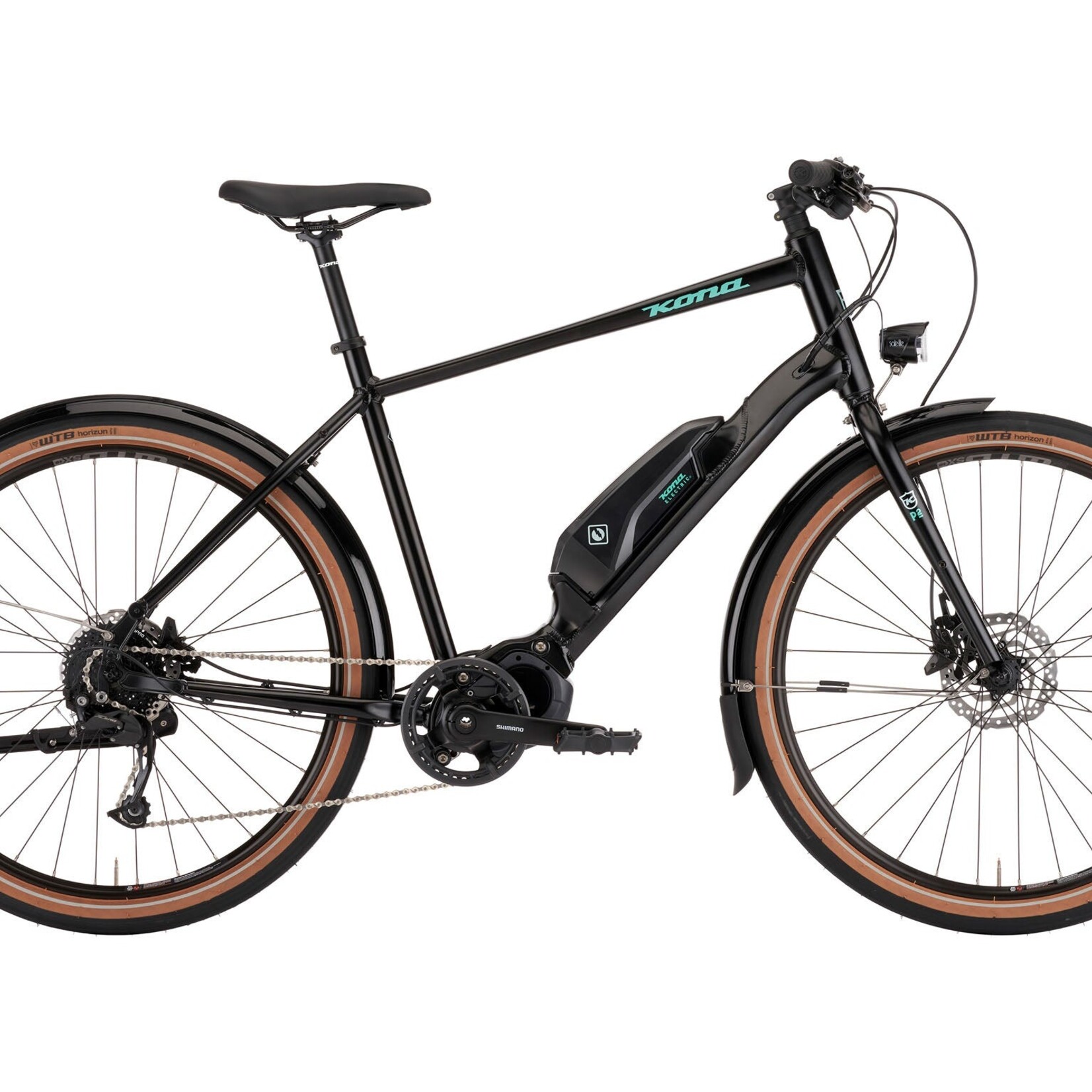 Kona Complete Bike - Kona 36e Dew-E Black XL