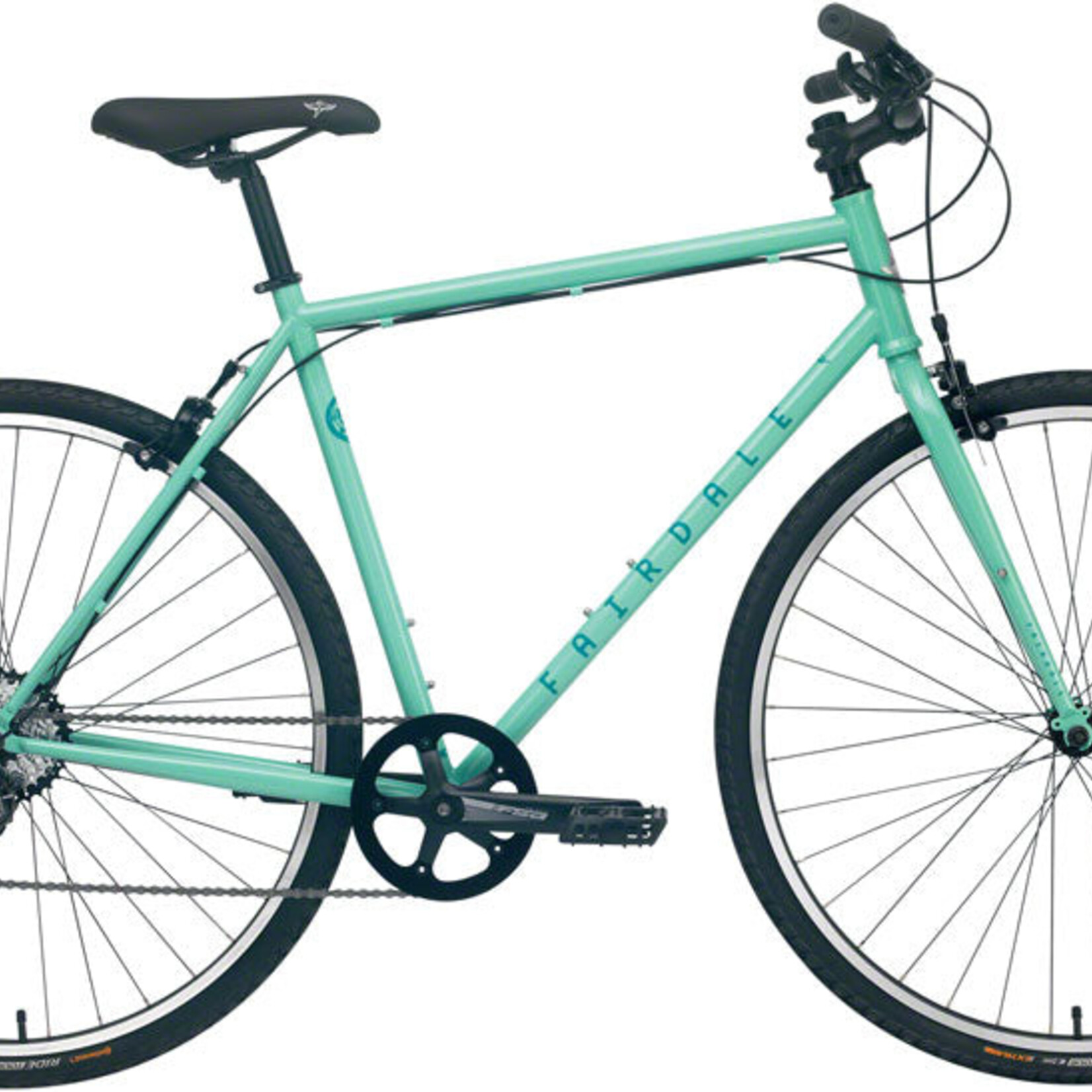 FAIRDALE Complete Bike - Fairdale Lookfar Bike - 700c, Steel, Toothpaste, Medium