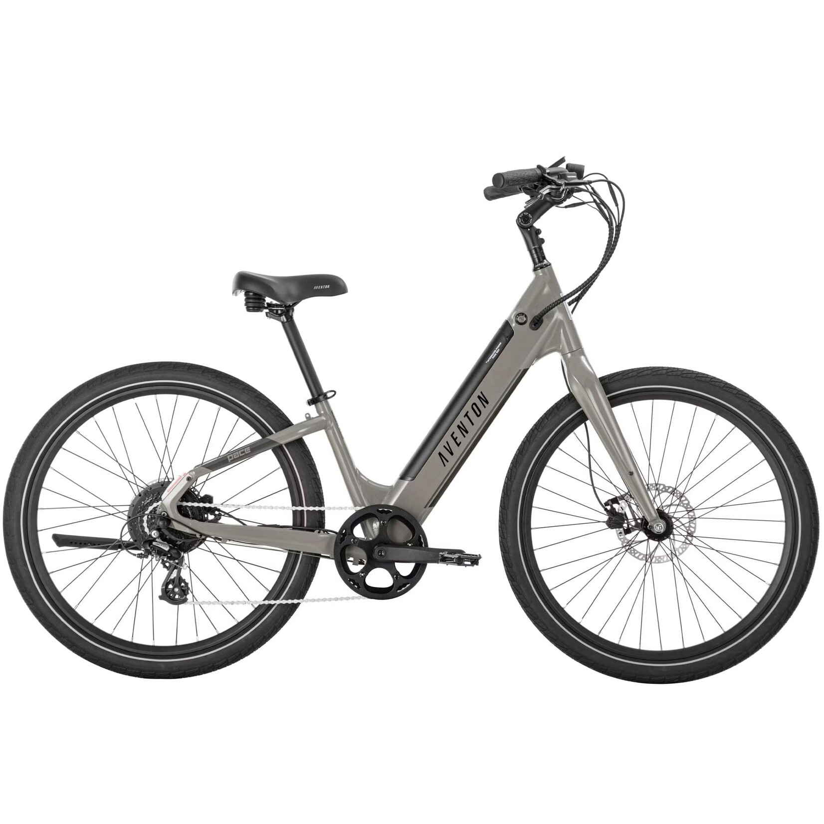 Aventon Complete Bike - Aventon Pace 500.3, Step Through, Large, Basalt Grey