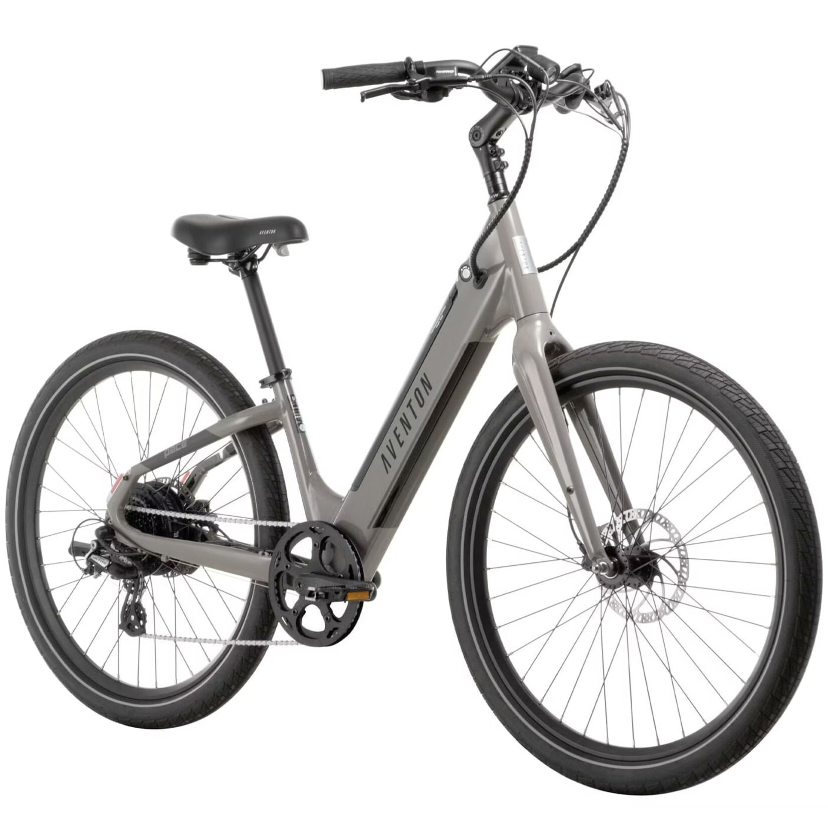 Aventon Complete Bike - Aventon Pace 500.3, Step Through, Large, Basalt Grey
