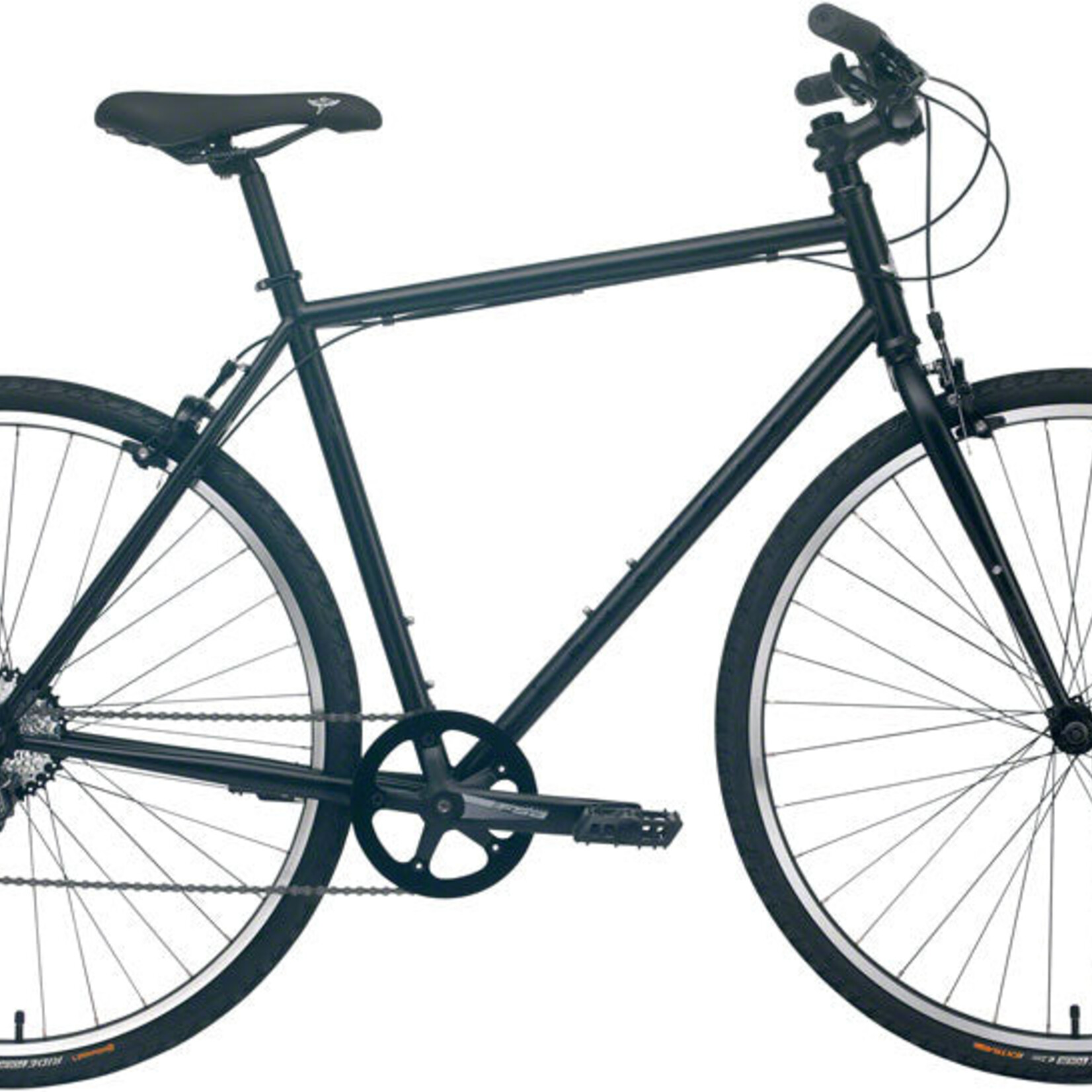 FAIRDALE Complete Bike - Fairdale Lookfar Bike - 700c, Steel, Black, Medium