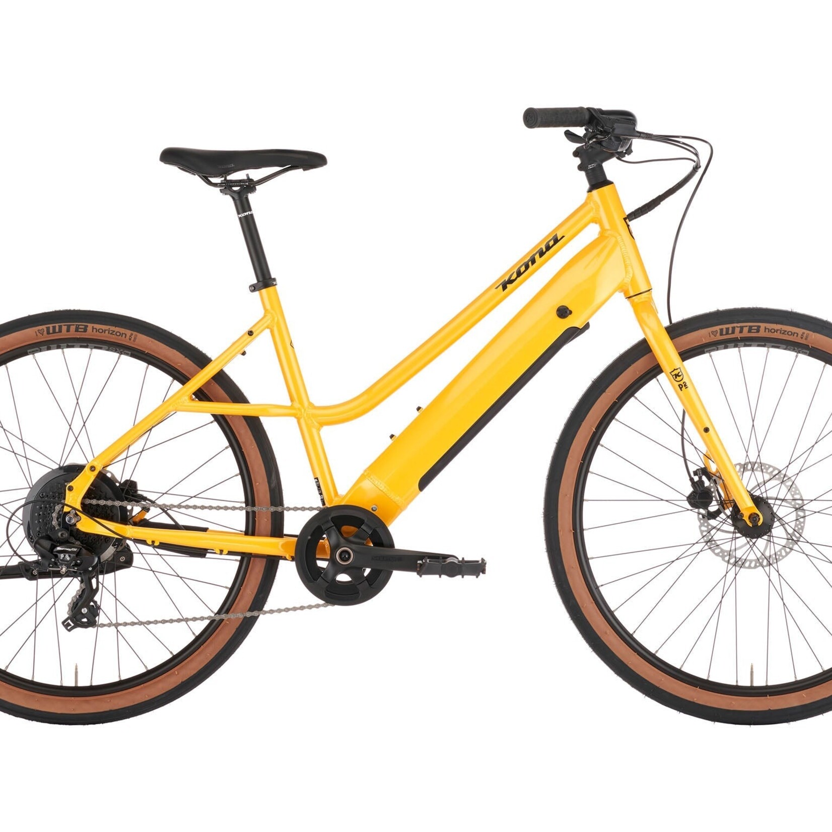 Kona Complete Bike - Kona CoCo HD Yellow Medium - EBike