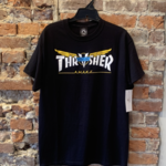 Thrasher Venture Collab SS Tee, Black/Yellow, M