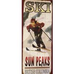 Ski Female Sign 36x14