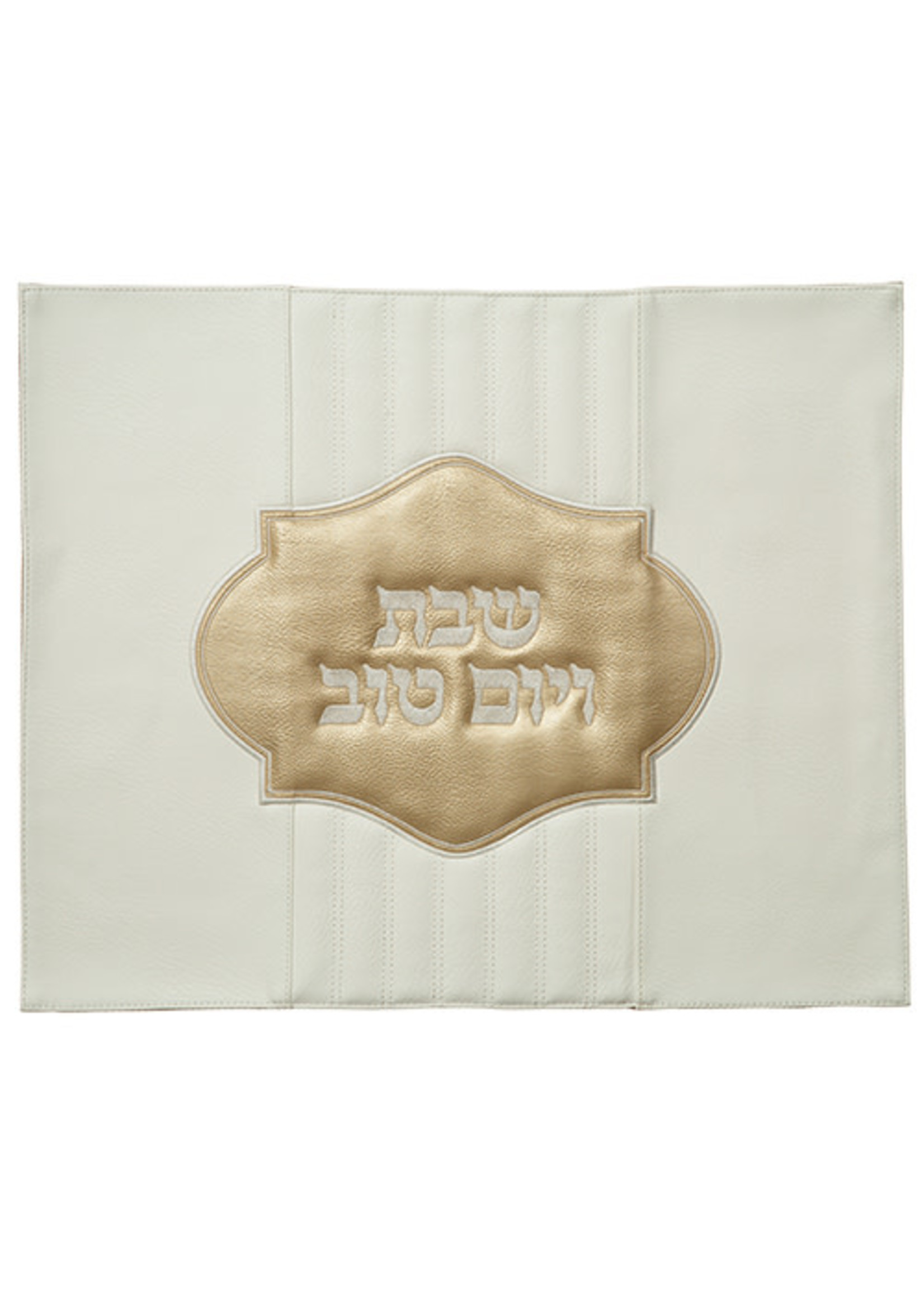 CHALLAH COVER 42X52 CREAM AND GOLD