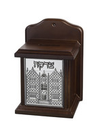 TZEDAKAH BOX WOOD 770 3D DECAL