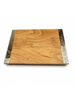 CHALLAH BOARD WOOD & LASER CUT POMEGRANATES PLATES