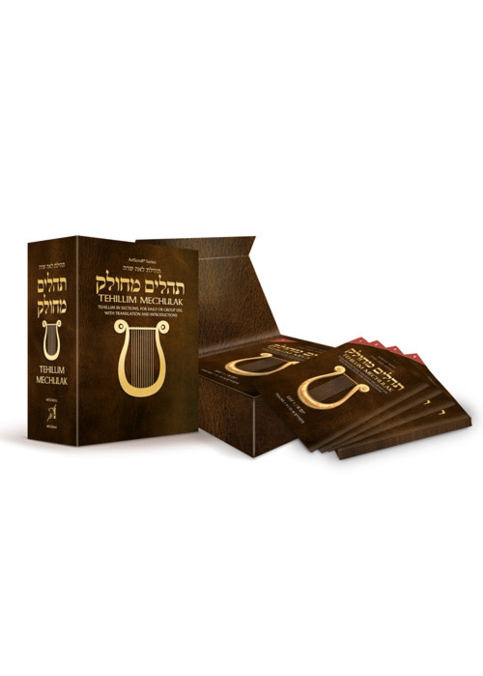 TEHILLIM MECHULAK WITH ENGLISH 30 BOOKLET SET
