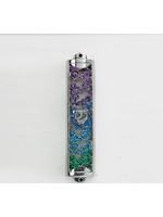 MEZUZAH GRADIENT FILIGREE ENAMEL
