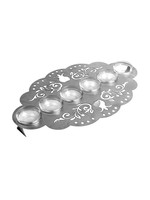 LAZER CUT ALUMINIUM POMEGRANATES SERVING TRAY
