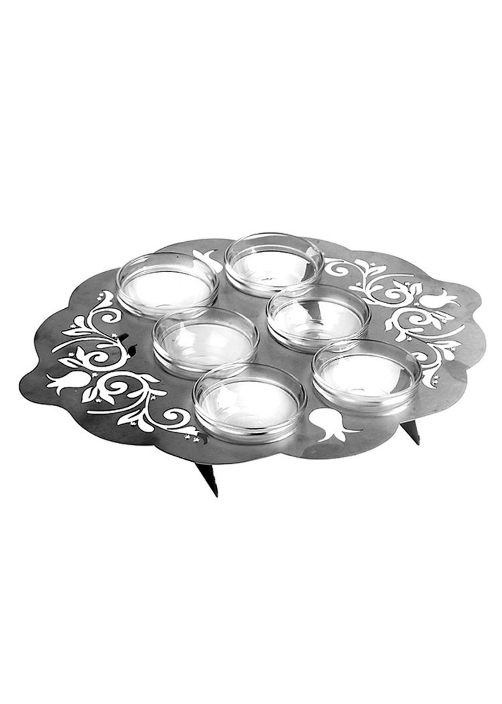SEDER PLATE LAZER CUT ALUMINUM STRAIGHT