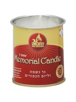 YAHRTZEIT CANDLE 1 DAY TIN