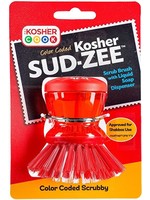 KOSHER SUD-ZEE DISH BRUSH - MEAT RED