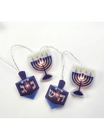 CHANUKAH HOLOGRAM LIGHT SET - MENORAHS AND DREIDELS