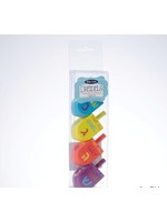 DREIDEL WITH RULES OF THE GAME - 4 PCS.