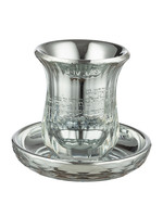 KIDDUSH CUP CRYSTAL SILVER BLESSING