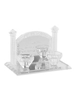 CANDLEAND MATCHES HOLDER 2 SILVER