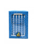 CHANUKAH CANDLES BLUE & WHITE  STAR DAVID 45 PK.