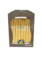 CHANUKAH CANDLES METALLIC GOLD - 1.5 HRS. 45 PK.