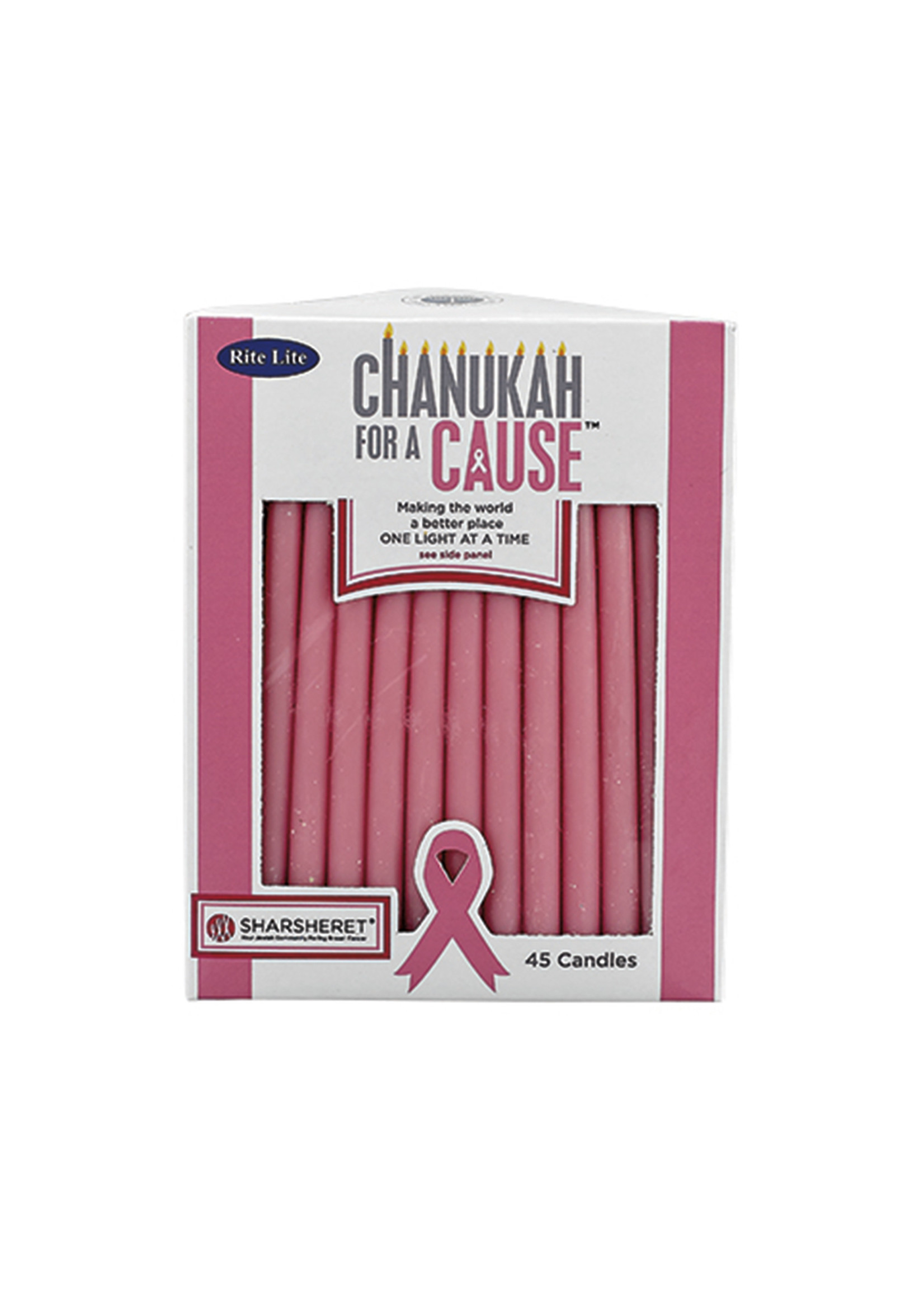 CHANUKAH CANDLES PINK  - FOR A CAUSE