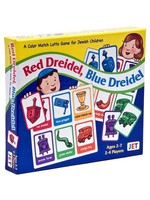 RED DREIDEL, BLUE DREIDEL GAME - COLOR MATCH LOTTO GAME